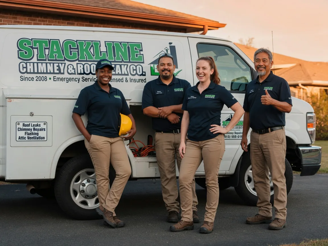 Chimney flashing repair company in Malden, WA